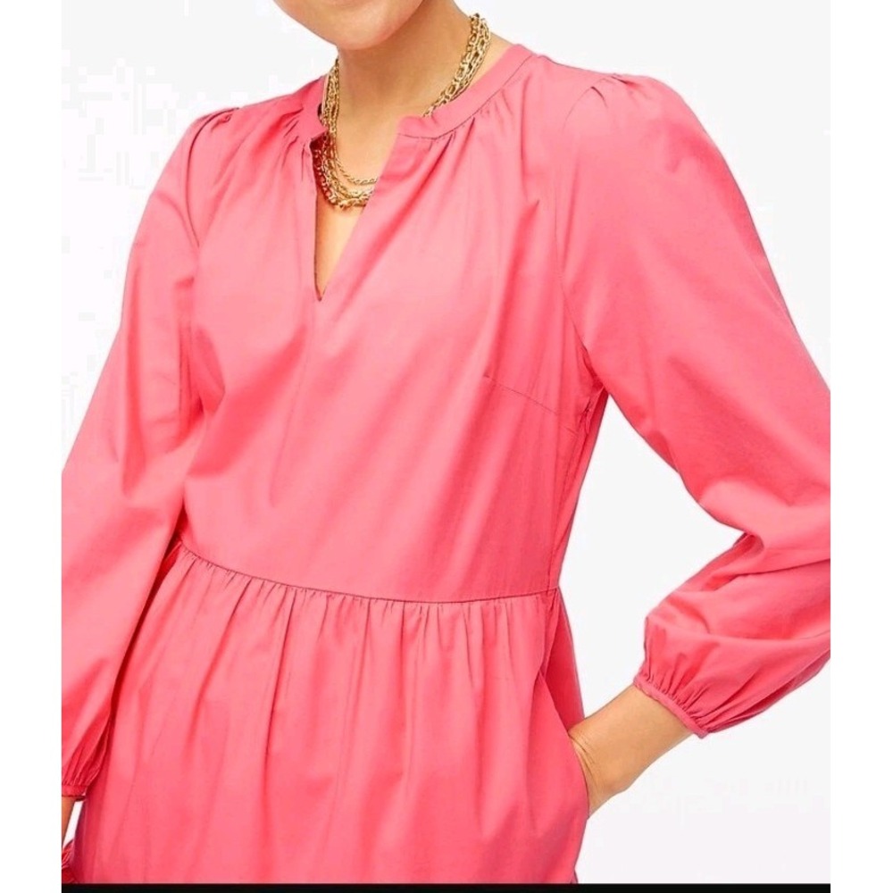 J. Crew Factory Coral Pink Mini Dress - Picture 2 of 16